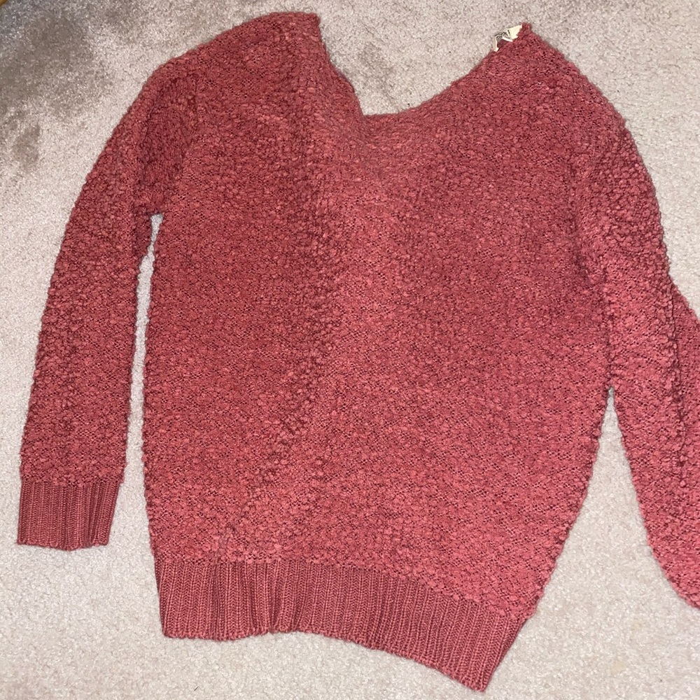 Size Small Twisted Back Sweater
